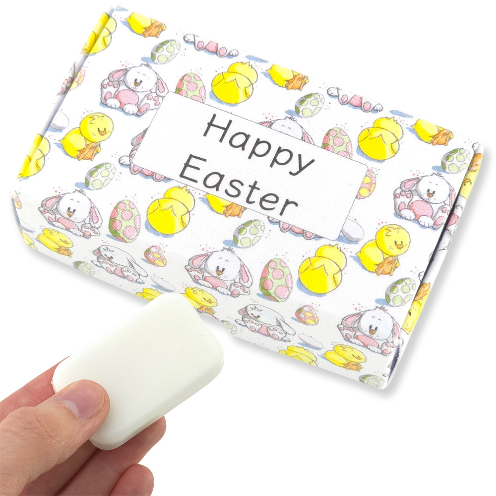 Happy Easter | Spearmint | 20g Travel Soap Bar | Little Gift | Cracker Filler | Cute Easter