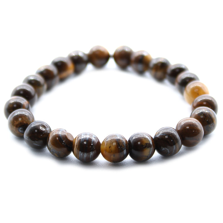 Tigers Eye | Overcoming Fear | Smooth Crystal Bracelet | Cracker Filler Gift