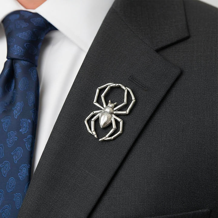 Spider | English Pewter Pin Badge | Little Gift | Cracker Filler