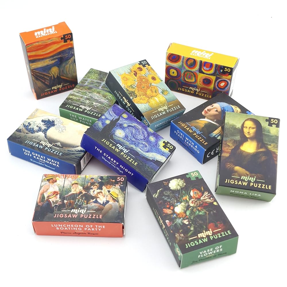 Masterpiece Mini Masterpiece Mini Jigsaw Puzzle | 50 Tiny Pieces | Little Gift | Cracke ...