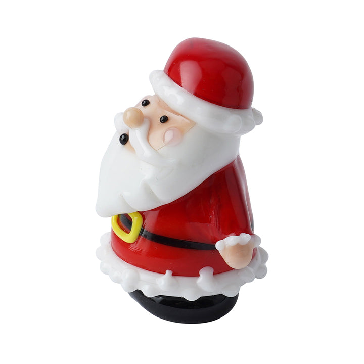Mini Glass Father Christmas Ornament | Little Gift | Cracker Filler