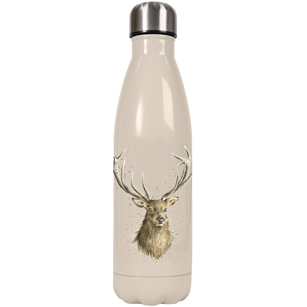 Portrait of a Stag Isotherm Water Bottle - 500ml | Wrendale Designs Gift