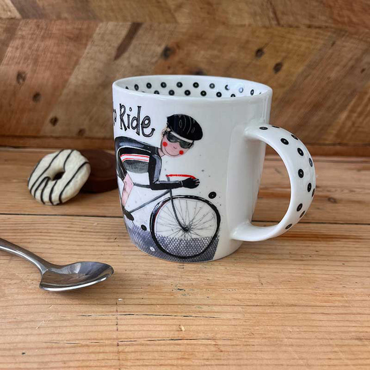 Born to Ride | Cycling Themed Mug | Bone China Gift
