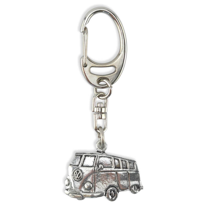 Campervan | English Pewter 3D Keyring | Little Gift | Cracker Filler