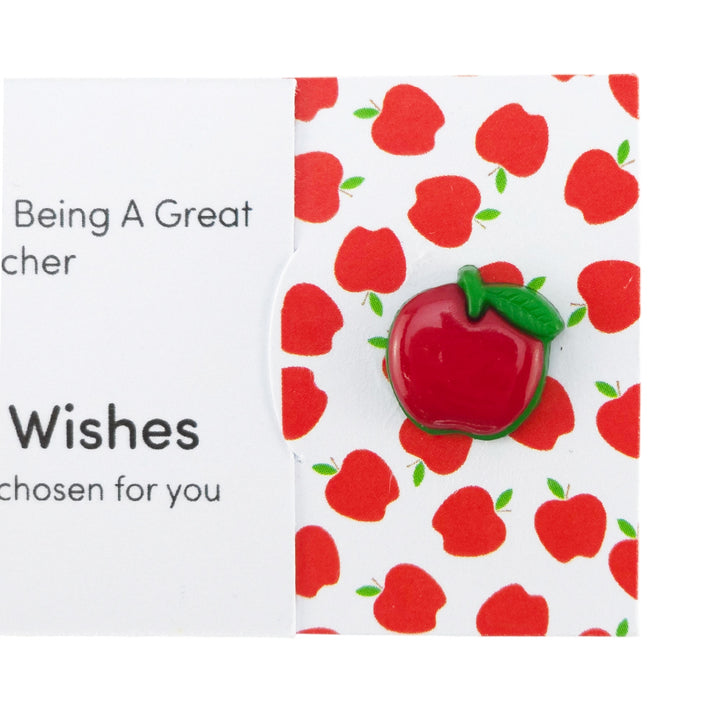 Thank You For Being A Great Teacher | Button Wishes Sew On Token | Little Gift