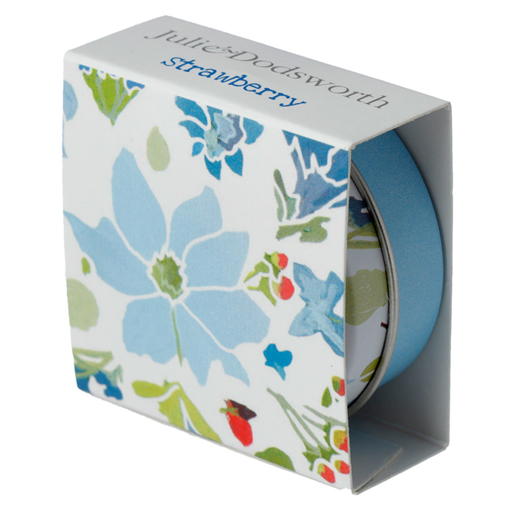 Pretty Blue Floral Lip Balm in Tin | Julie Dodsworth | Mini Gift | Cracker Filler