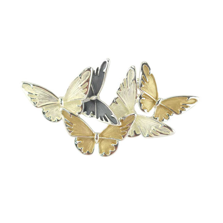 Contemporary Butterflies Brooch | 6.5cm Wide | Little Gift | Cracker Filler