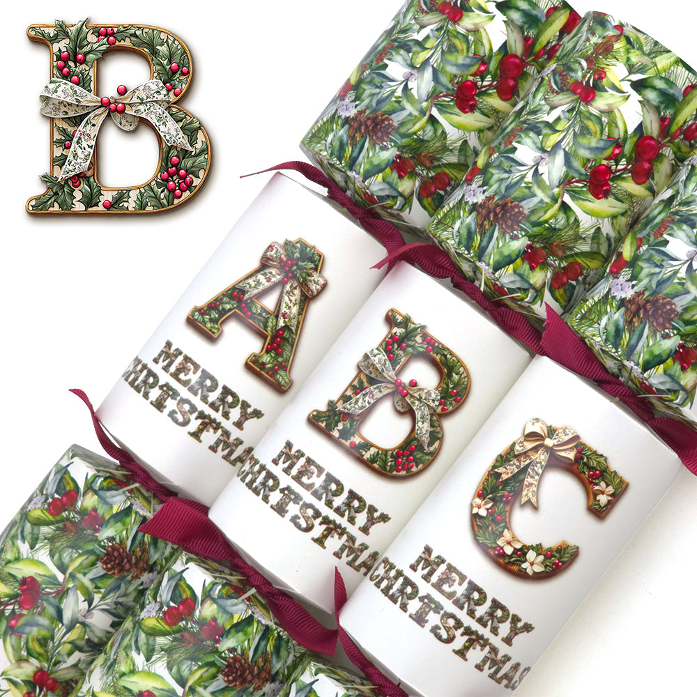 Letters A to Z | Single Christmas Cracker Making Craft Kit | Traditional Design