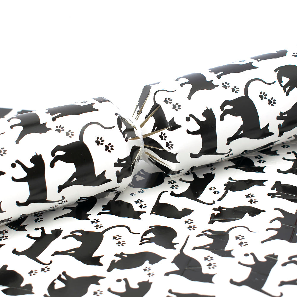 Cat Silhouettes | Tulletastic Cracker Making Craft Kit | Makes 6 Large Crackers