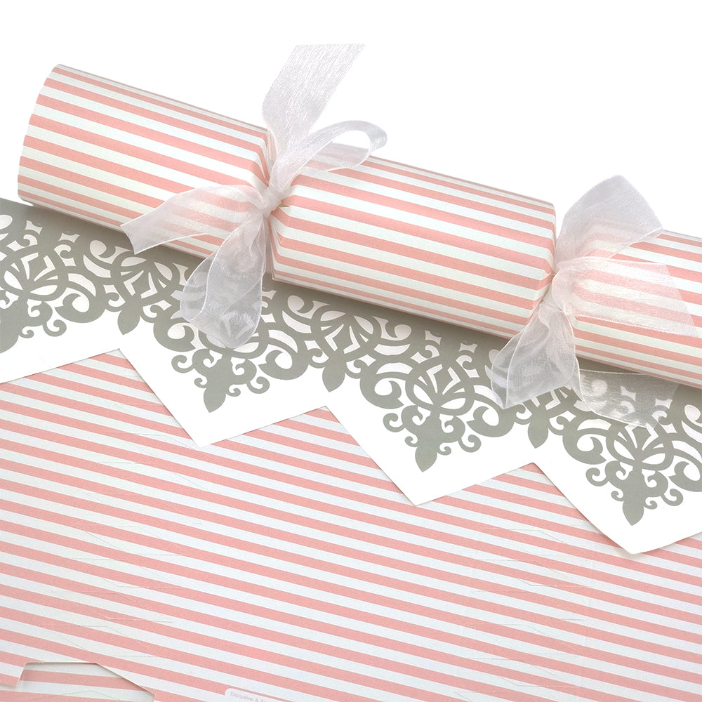 Pink Candy Stripes | Cracker Making Craft Kit | Make &amp; Fill Your Own