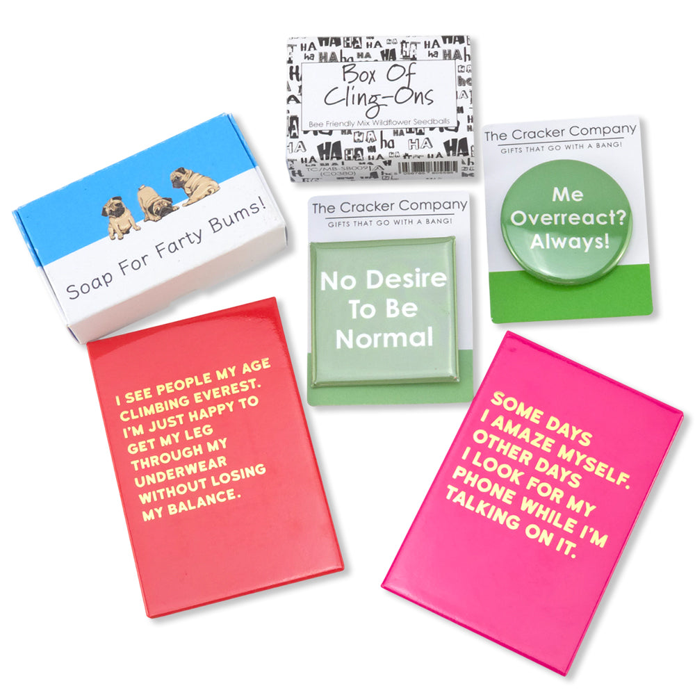 The Humorous Collection | Bundle of 6 Cracker Filllers | Cracker Making Gifts