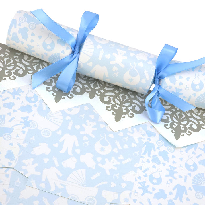 Baby Shower &amp; Gender Reveal | Cracker Making Craft Kit | Make and Fill Your Own