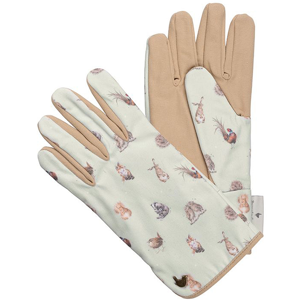 Woodland Animals Fabric Gardening Gloves | One Size | Wrendale Designs
