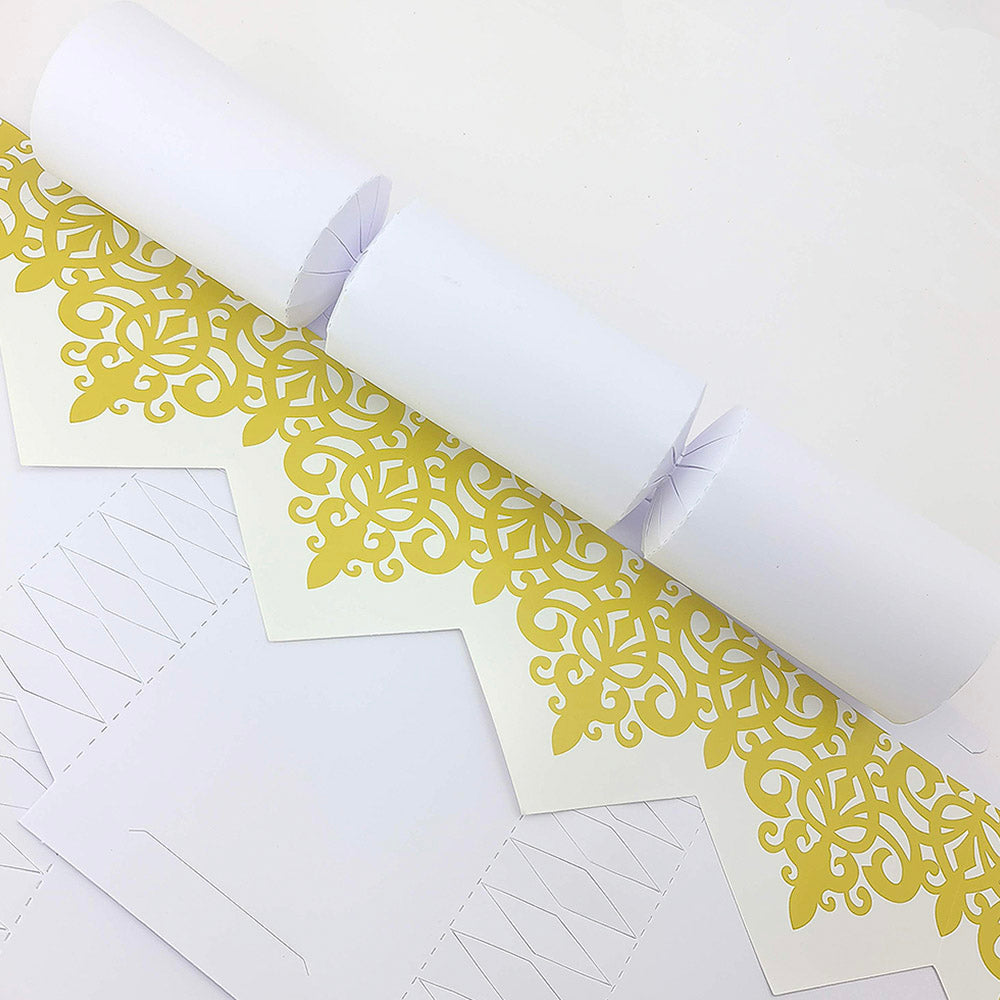 Pure White | Cracker Making DIY Craft Kits | Make Your Own | Eco Recyclable
