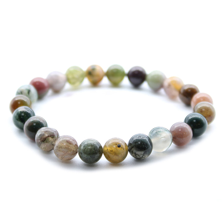 Moss Agate | Awaken Talents | Smooth Crystal Bracelet | Cracker Filler Gift