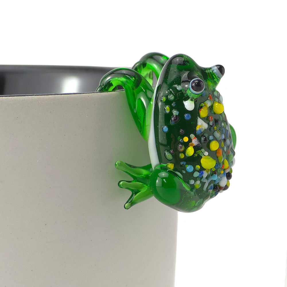 Frog | Little Glass Pot or Vase Hanger | Mini Gift | Cracker Filler