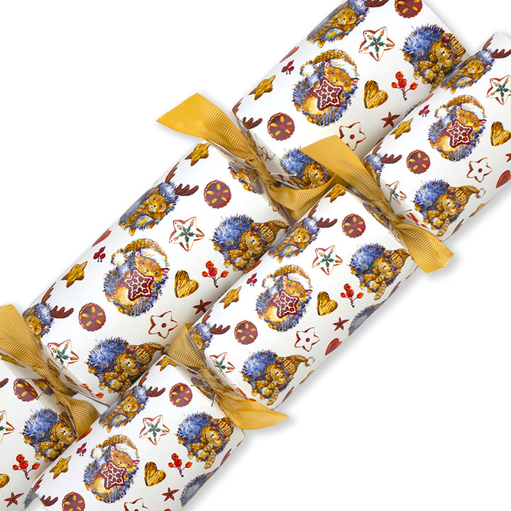 Cute Christmas Hedgehogs | Cracker Making Craft Kit | Make &amp; Fill Your Own