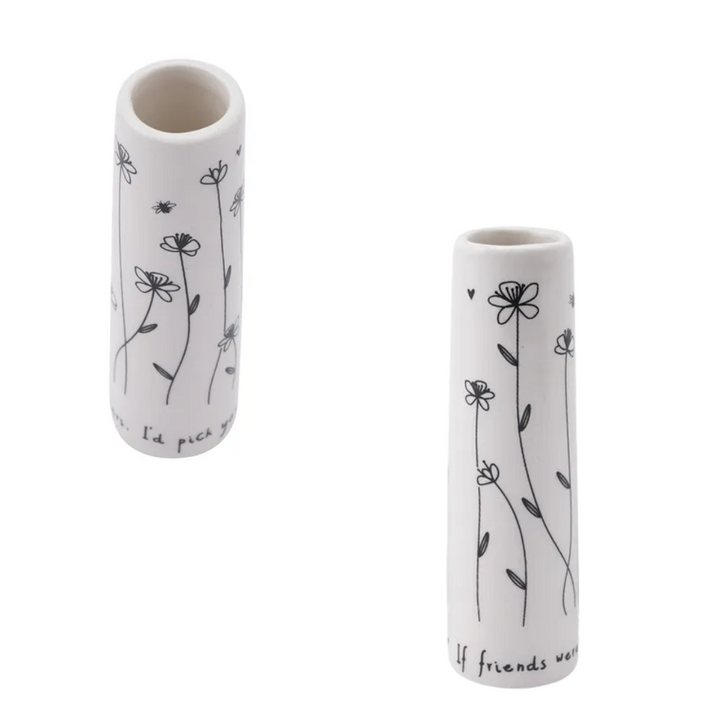 If Friends Were Flowers, I'd Pick You | Little Bud Vase | Little Gift | Cracker Filler