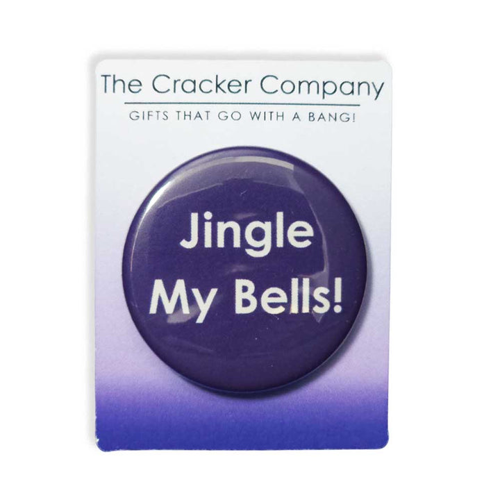 Jingle My Bells! | 38mm Button Pin Badge | Little Gift | Cracker Filler