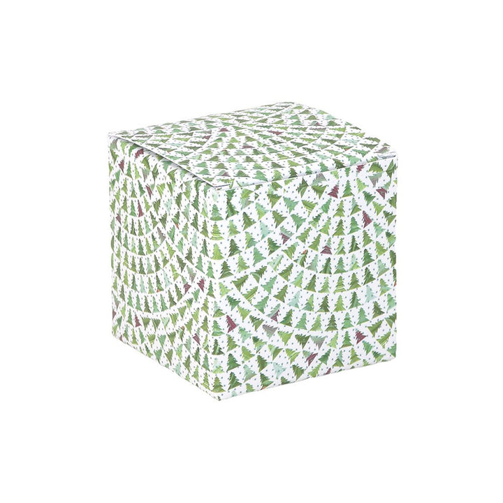 Christmas Tree Wave | Little Gift Box | 5cm Cube | Single or 6 Boxes