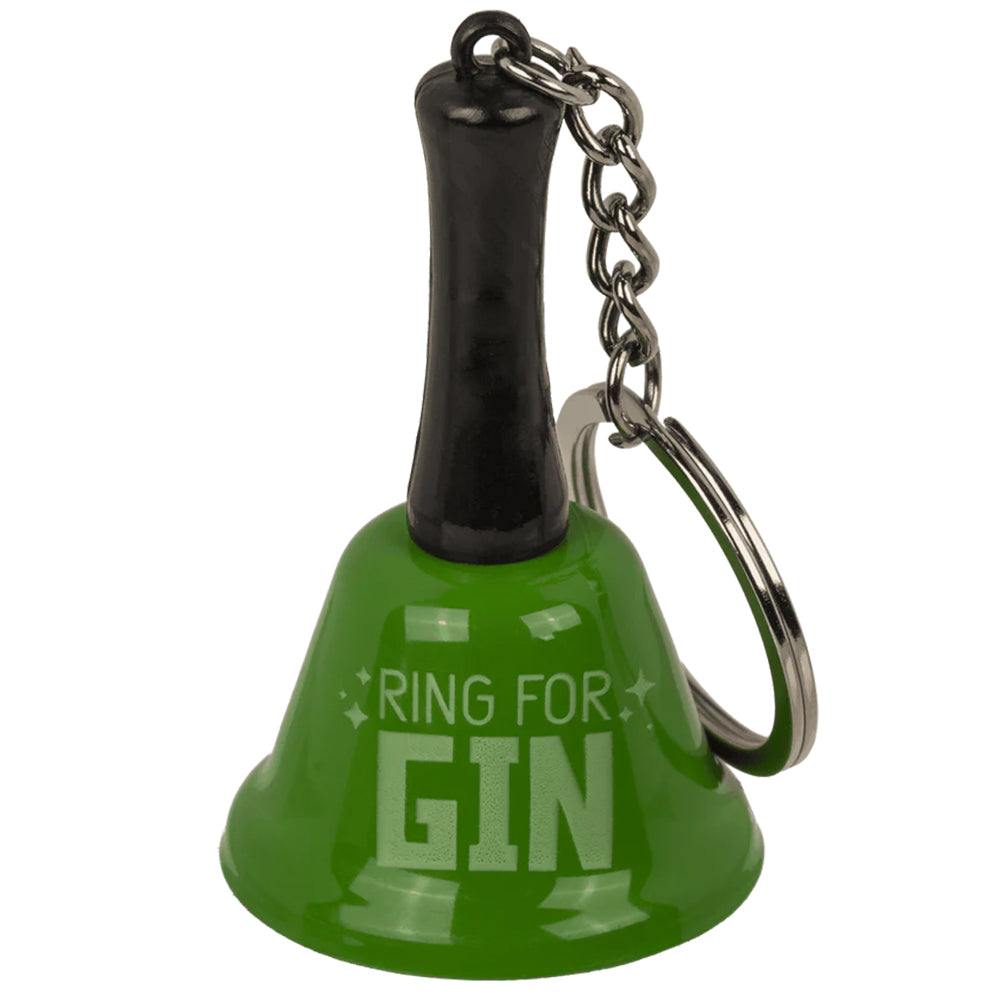 Ring for Gin | Mini Handbell Keyring | Little Gift | Cracker Filler
