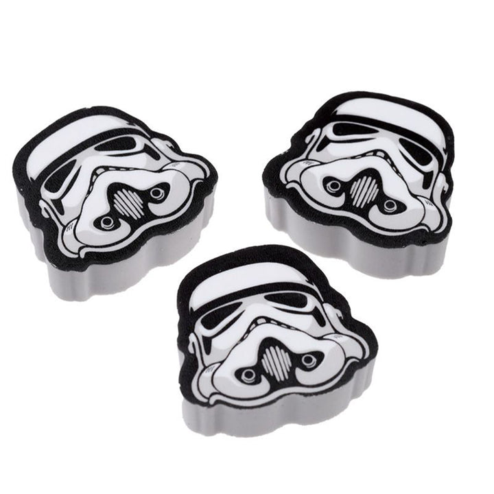 Stormtrooper | Star Wars | 3 Piece Eraser Set | Little Gift | Cracker Filler