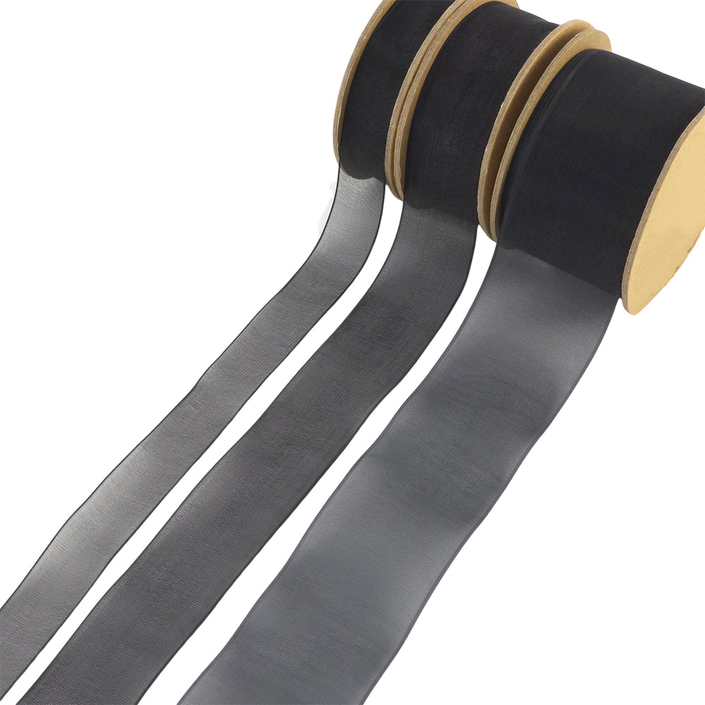 Organza Ribbons | 16mm to 50mm Wide | 5m Reel | Crafts &amp; Cracker Making