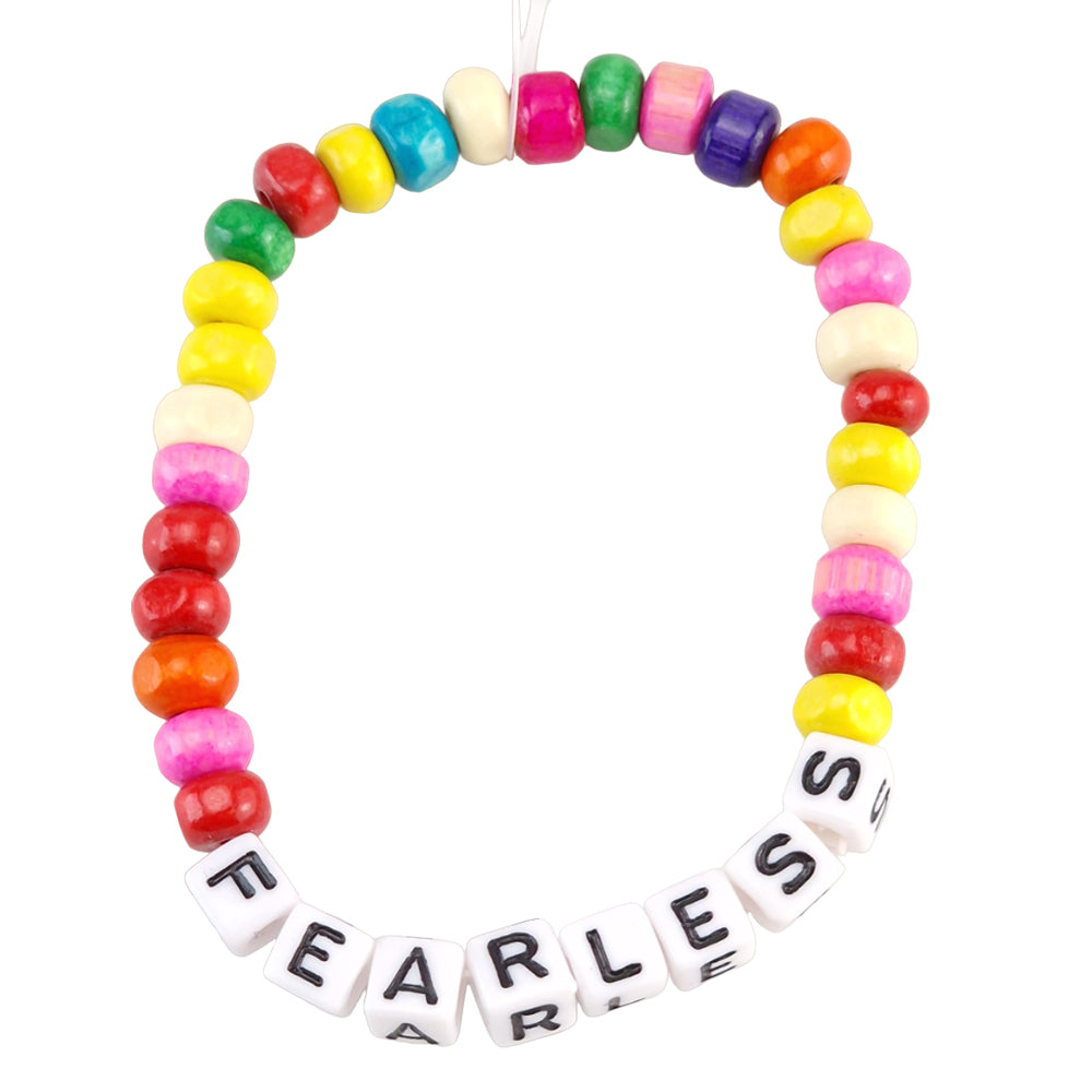 FEARLESS | Mindfulness Bead Bracelet | Little Gift | Cracker Filler