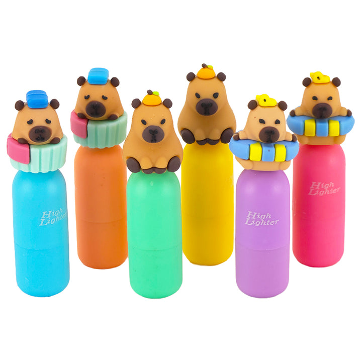 Capybara | Mini Highlighter Pen | Single | Little Gift | Cracker Filler