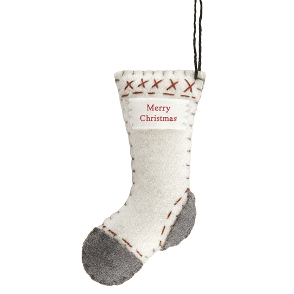 Little Felt Stocking Ornament | Merry Christmas | Mini Gift | Cracker Filler