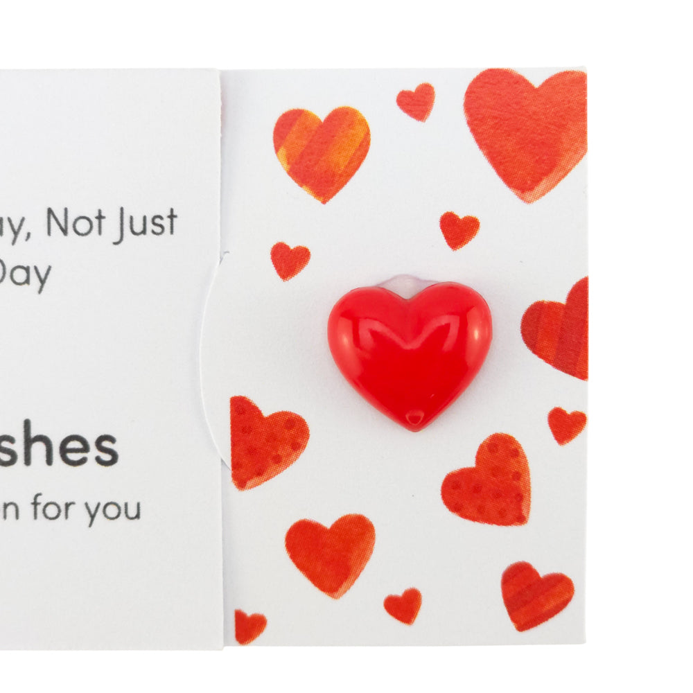I Love You Every Day | Valentines | Button Wishes Sew On Token | Cracker Filler