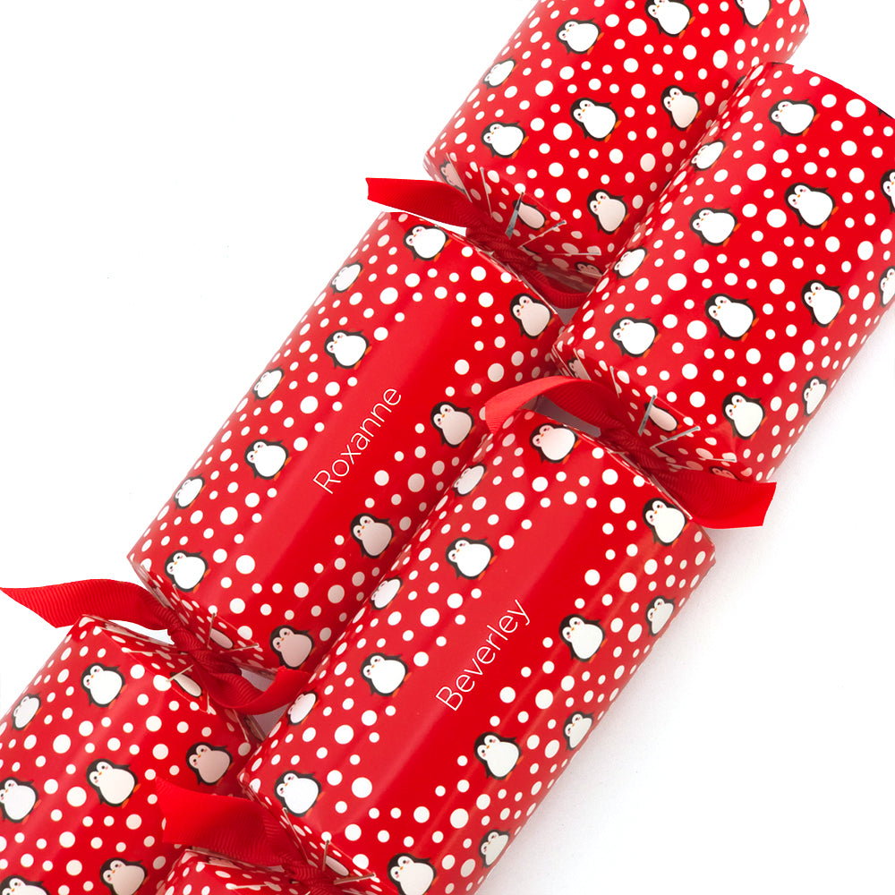 Personalised Cracker Making Craft Kit | Snowtime Penguin | Minimum 4