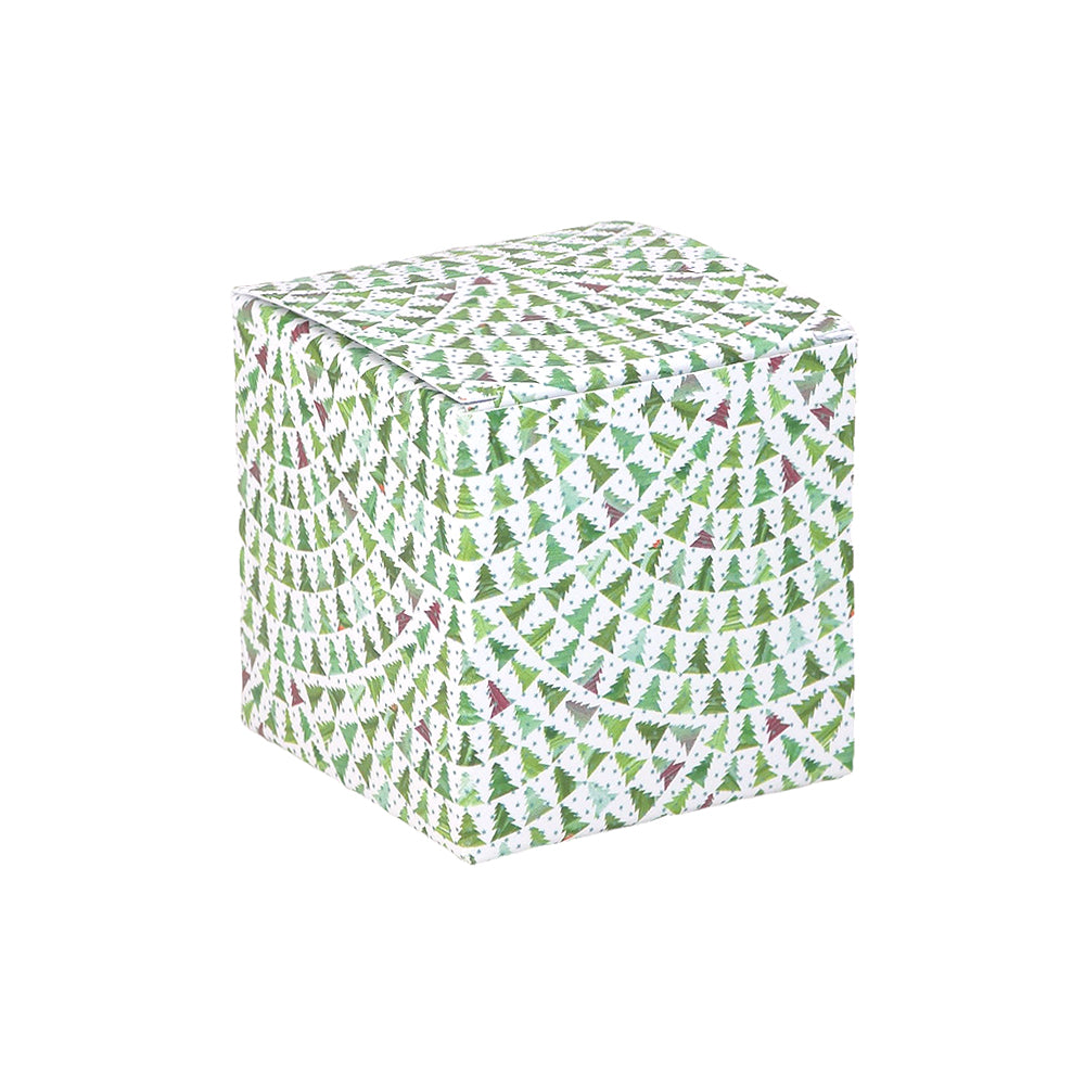 Christmas Tree Wave | Little Gift Box | 5cm Cube | Single or 6 Boxes