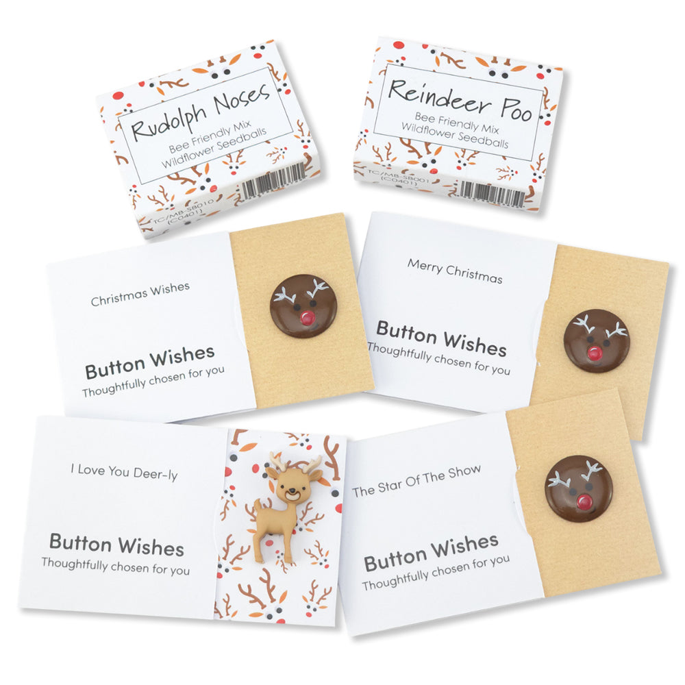 Googly Rudolph | Bundle of 6 Cracker Filllers | Cracker Making Gifts