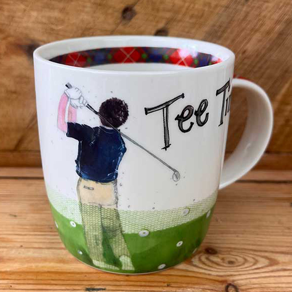 Tee Time | Golf Themed Mug | Bone China Gift