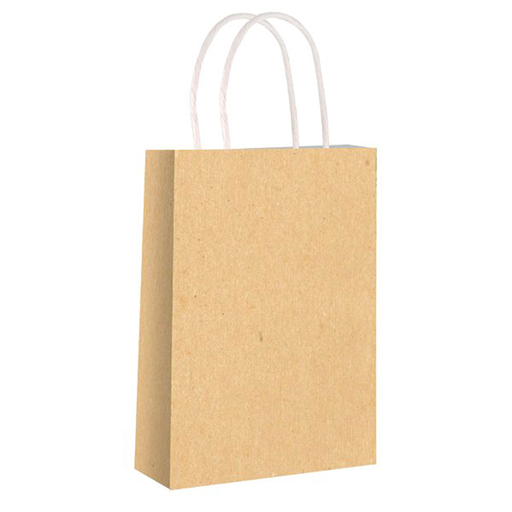 Paper Party Bags with Paper Handles | Choice of Colours | Recyclable | 21x14x7cm