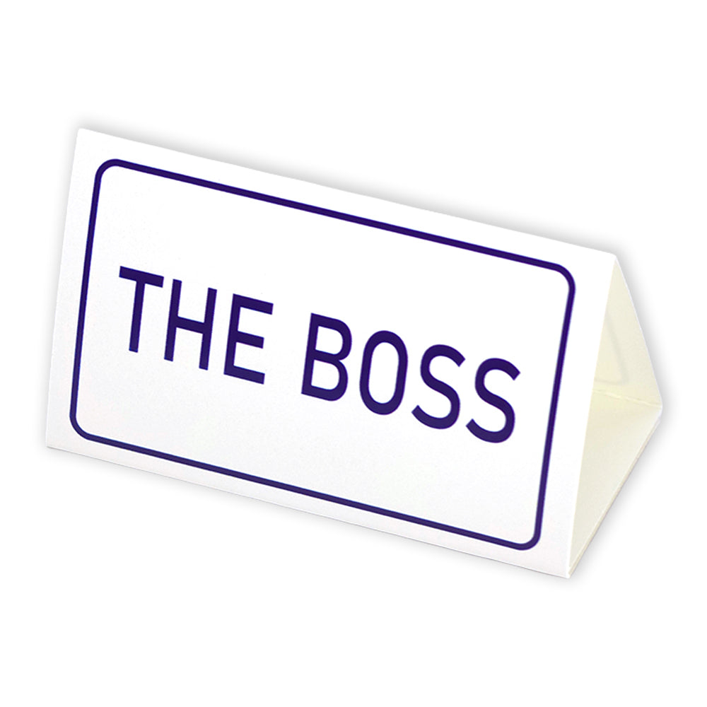 The Boss | Mini Desk Sign | Office Banter | Cracker Filler