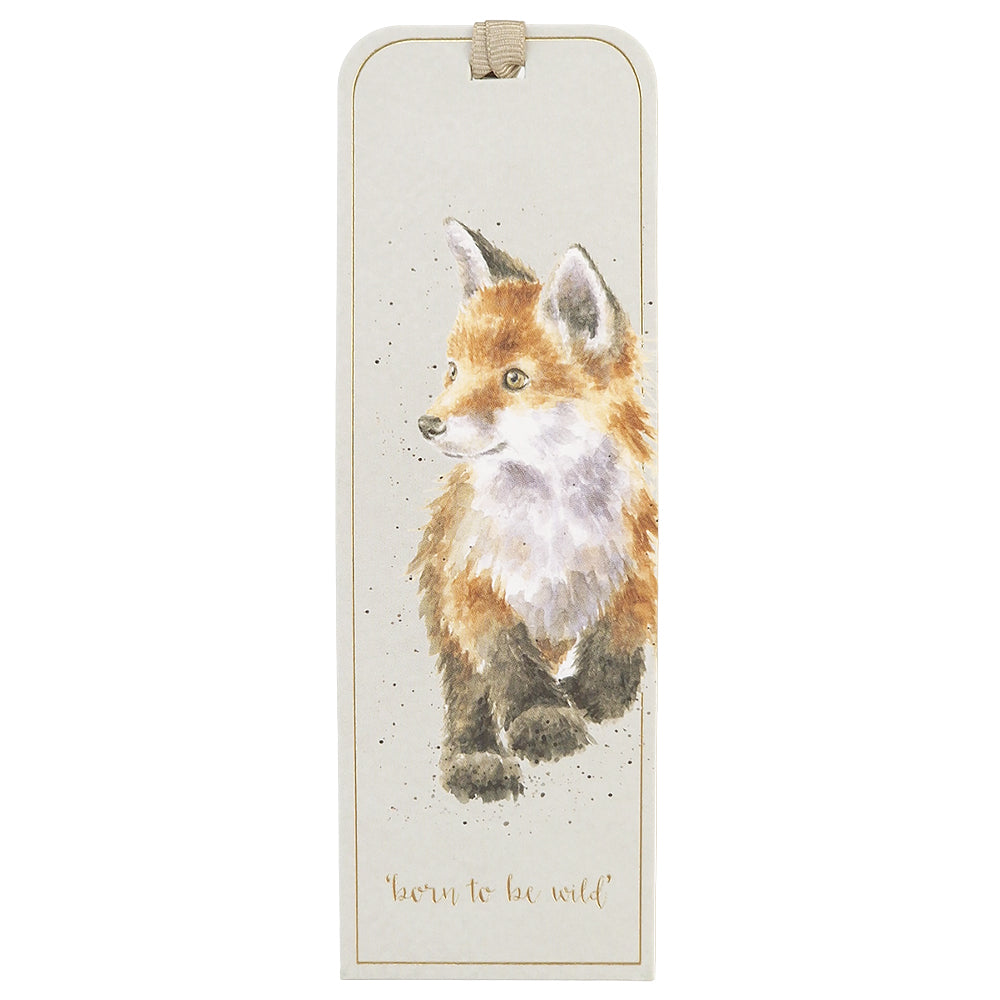 Cute Fox Bookmark | Born to be Wild | Sturdy & Two Sided | Letterbox Gift