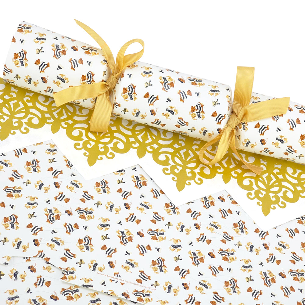 Christmas Teddy Friends | Cracker Making Craft Kit | Make &amp; Fill Your Own