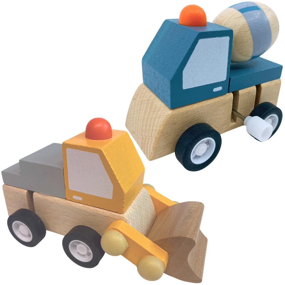 Little Construction Vehicle Wind Up Toy | Single | Little Gift
