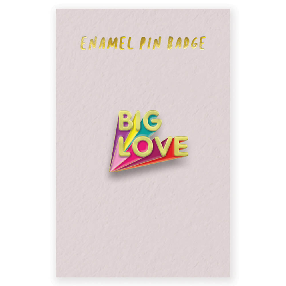 Big Love | Enamel Pin Badge | Little Gift | Cracker Filler