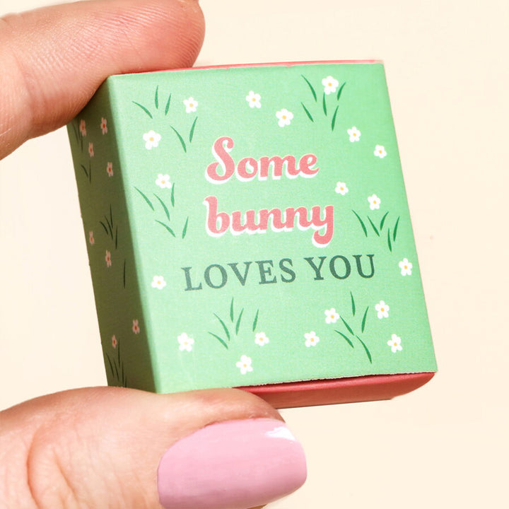 Some Bunny Loves You | Mini Matchbox Token | Cracker Filler