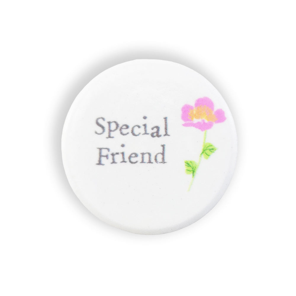 Special Friend | Floral Ceramic Mini Token | Little Gift | Cracker Filler