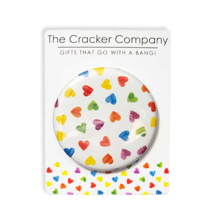 Proud, Pride, Love | 38mm Button Pin Badge | Little Gift | Cracker Filler