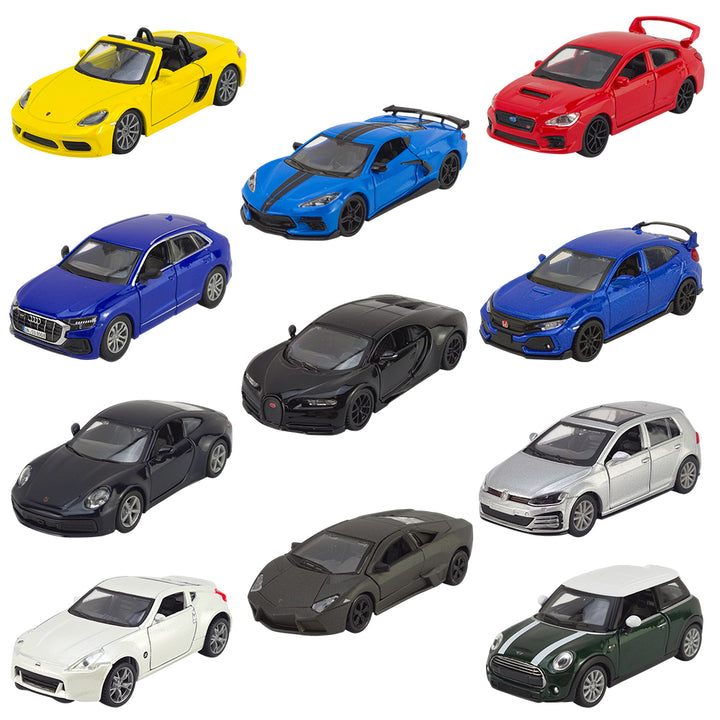 Premium Metal Sports & Racing Cars | Pull Back Toy | Little Cracker Filler Gifts