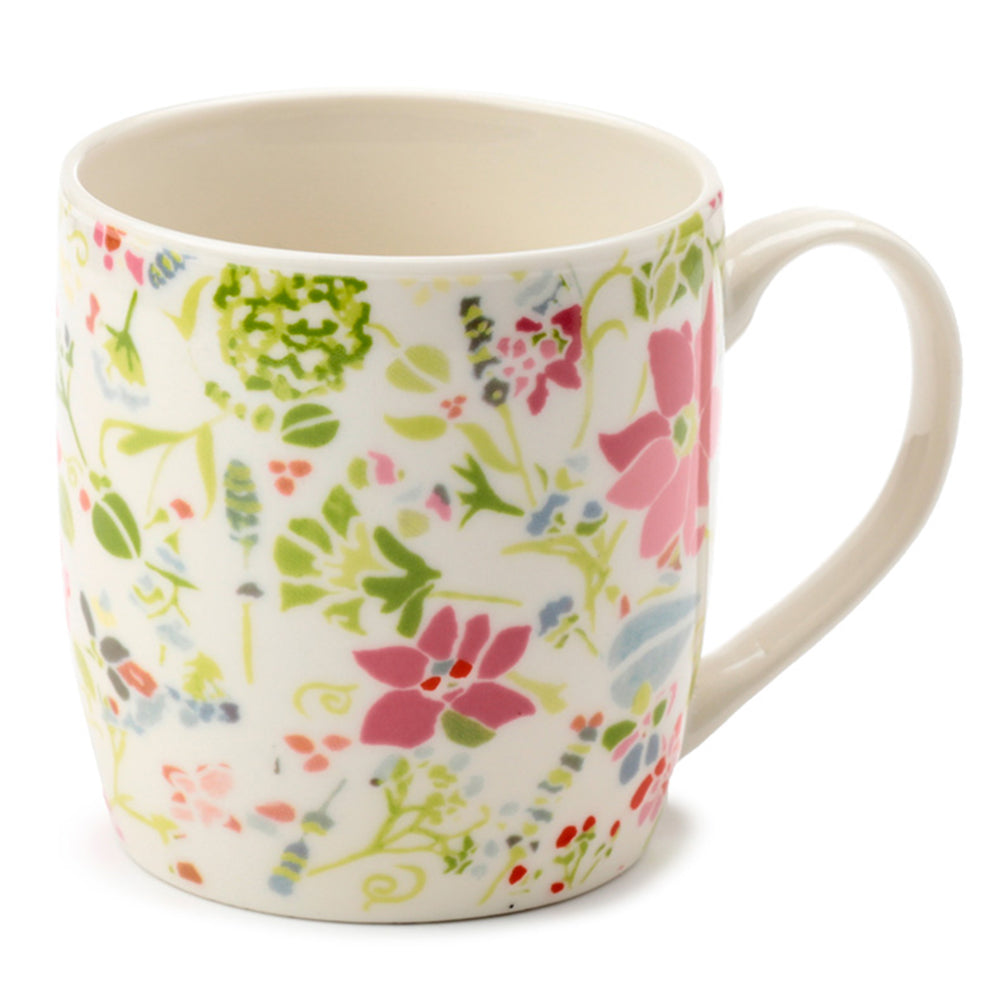 Pink Florals | Porcelain Mug | Julie Dodsworth | Boxed Gift Idea