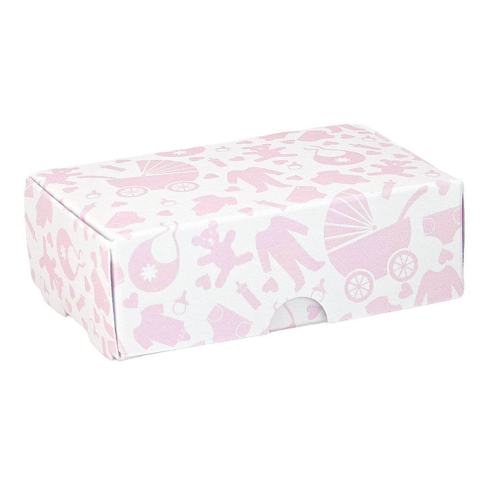 Pink Baby Shower | Little Gift Box | Soap Bar Sized | 6 Boxes | 57x88x30mm