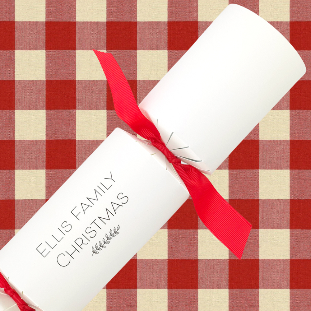 Personalised Family Christmas Crackers | Craft Kit | Add Family Name | Minimum 4