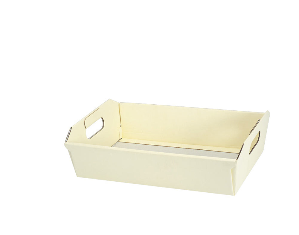 31cm Ivory Cardboard Gift Hamper Tray