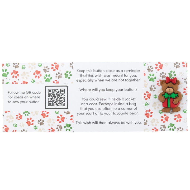 You Are the Perfect Gift | Christmas | Button Wishes Sew On Token | Little Gift